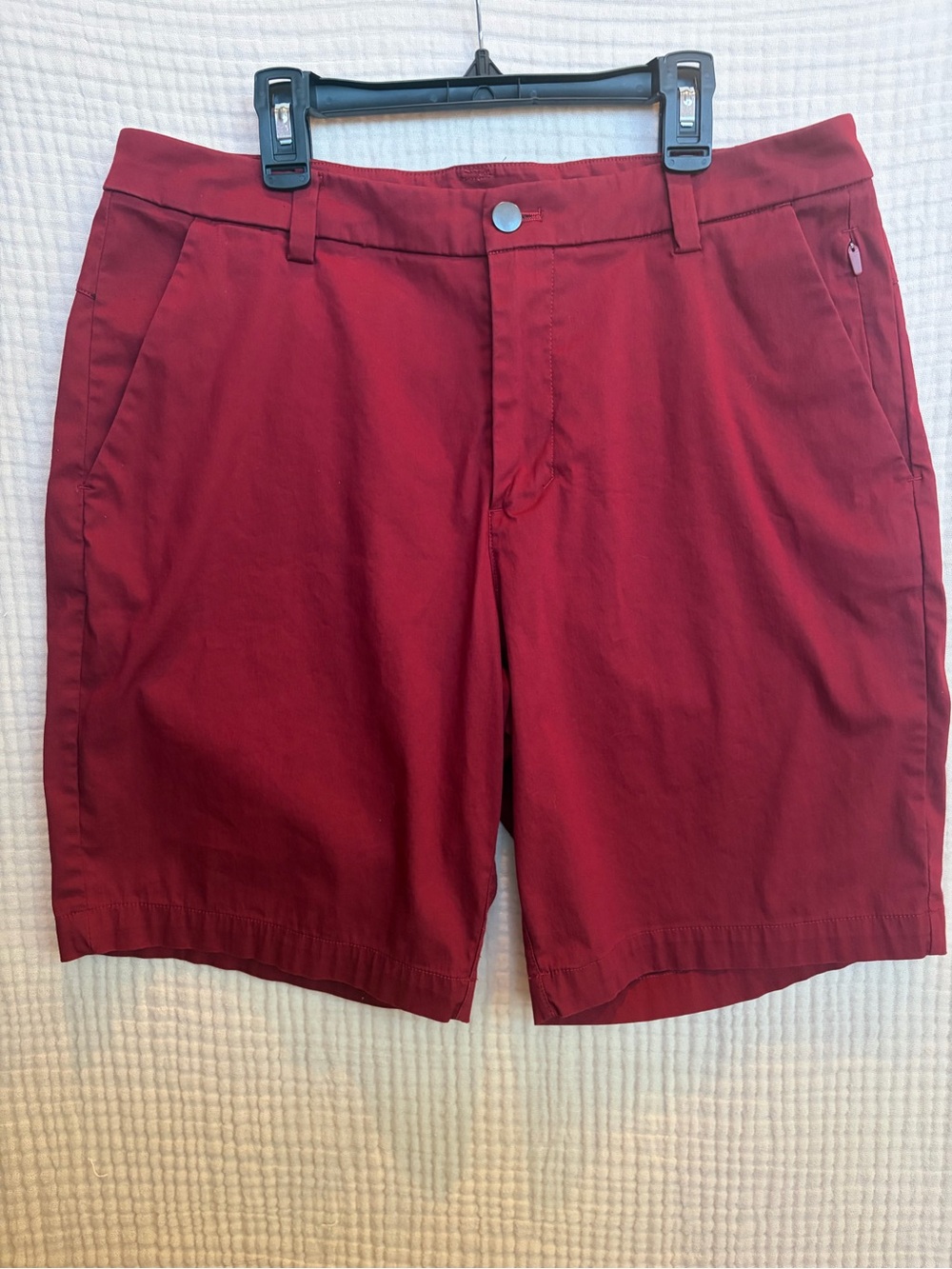 lululemon Commission Short Classic 9” Men’s 32 Maroon Red LM7AAAS